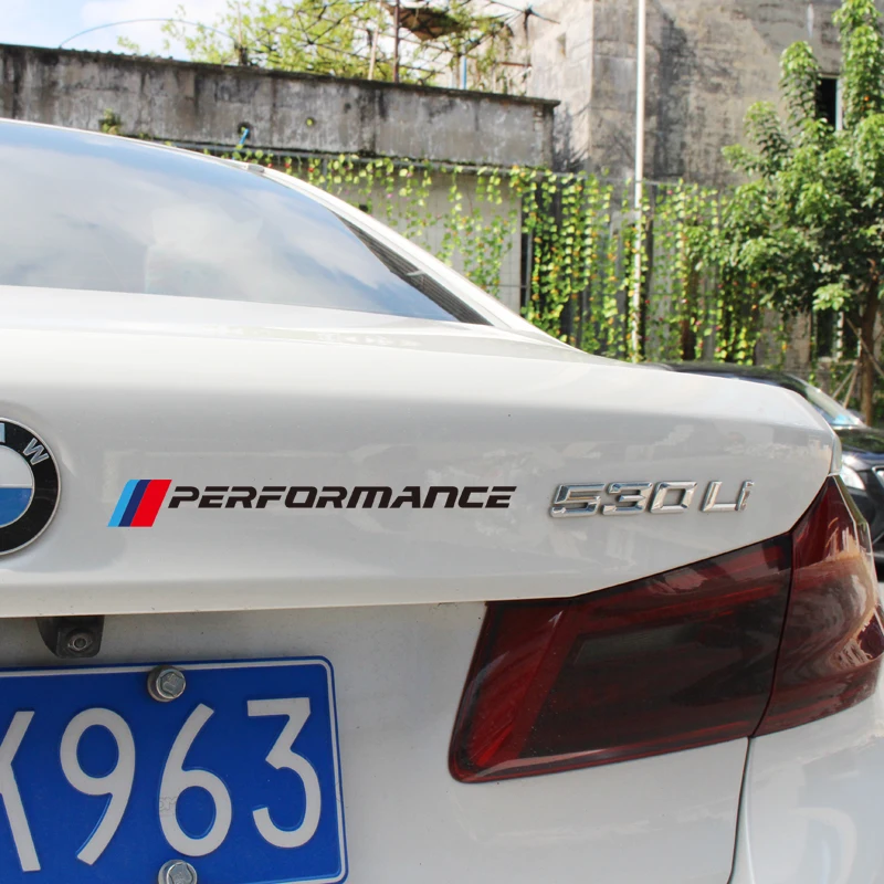 1 пара автомобильных наклеек M Performance боковое крыло заднее для BMW 2 3 4 5 F20 E90 E39 F10 X5 X6 M5