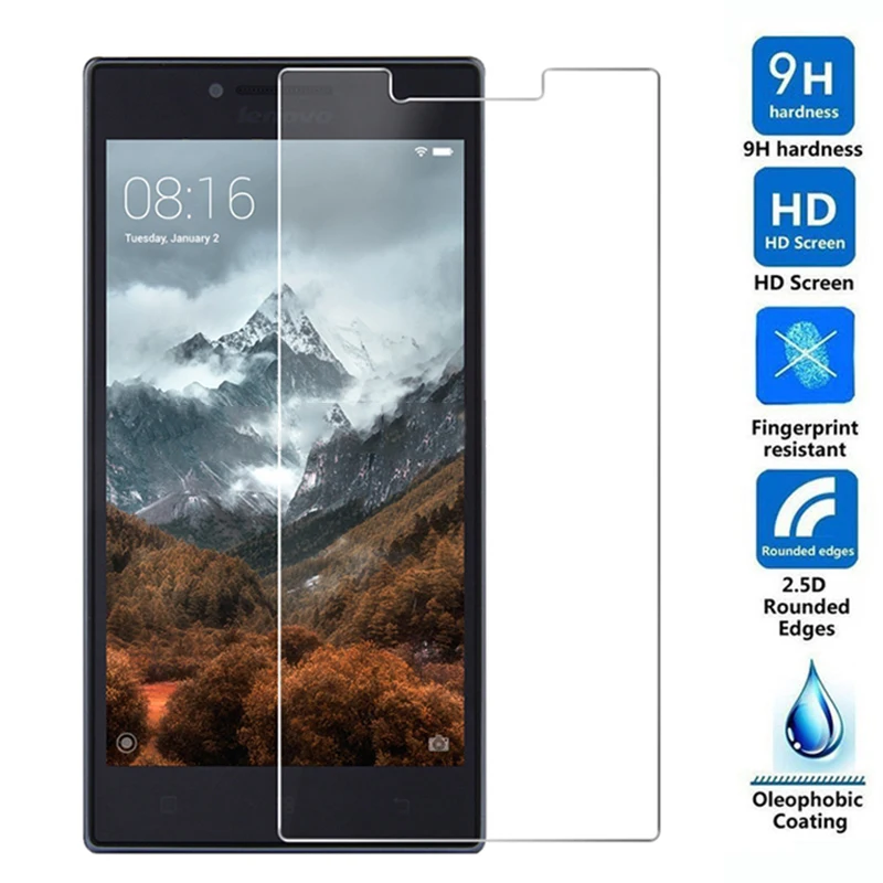 Закаленное стекло 2.5D для Lenovo P70 Высококачественная защитная пленка
