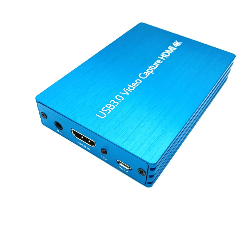 

Карта видеозахвата 4K HDMI на USB 3,0 1080P 60fps HD видеозаписывающее устройство компоненты компьютера оборудование Карта видеозахвата HDMI