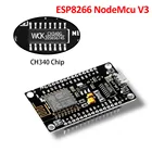Беспроводной модуль NodeMcu V3 CH340 Lua WIFI Интернет вещей макетная плата ESP8266 ESP-12F с антенной PCB для Arduino
