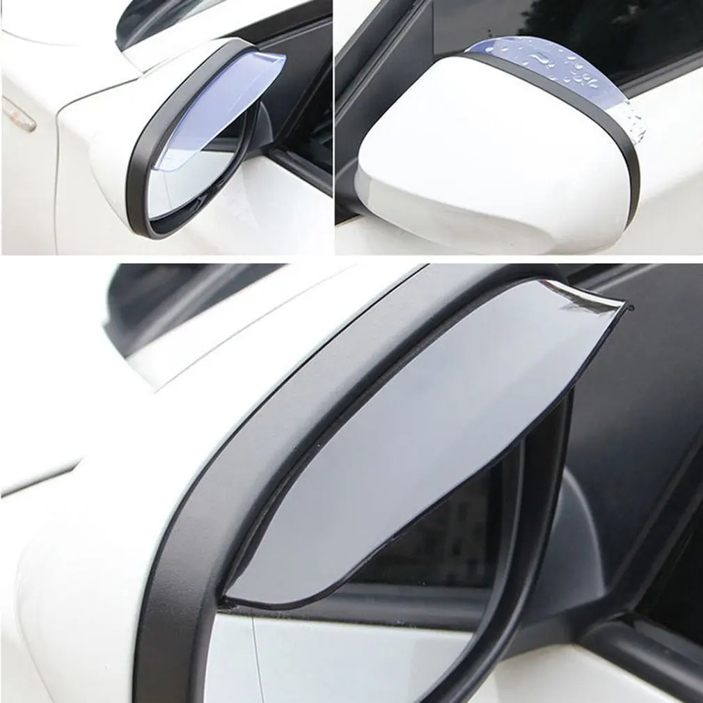 2 шт. Автомобильное зеркало заднего вида дождевик для бровей козырек защита от