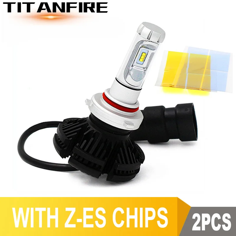 TF30 2 шт./лот светодиодные фары лампы Conversion Kit освещение 50W 6000LM H1 H11 HB3 9005 9006 Авто X3 зэс