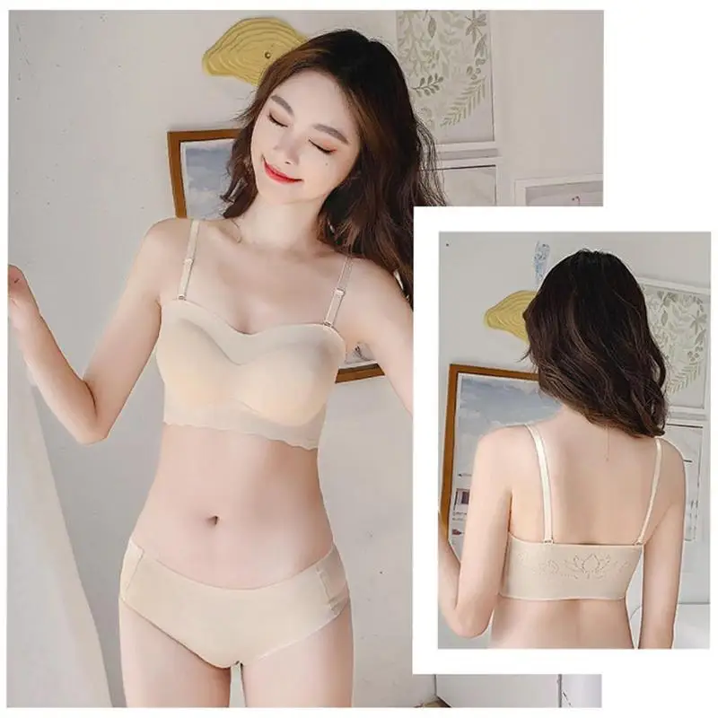 Женский бесшовный спортивный бюстгальтер с эффектом пуш-ап из ледяного шелка