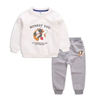 spring autumn sets clothes cotton girls boys clothes unisex new suits kids clothes childrens clothing long sweatshirts trousers