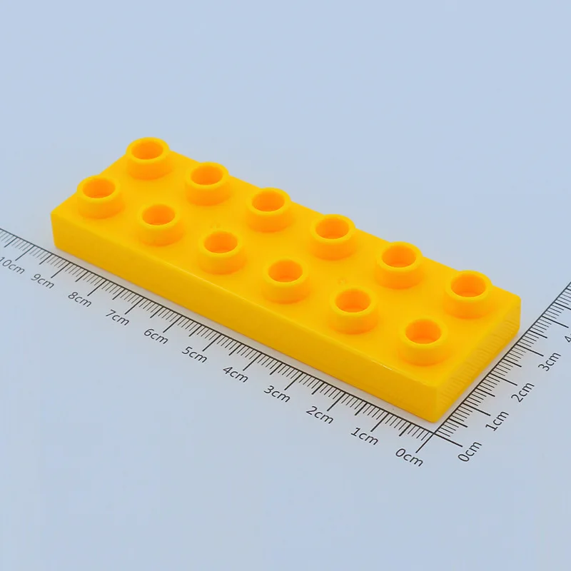 

10Pcs 2*6 Dots Large Building Blocks Compatible Children Kid Thin Big Size Bricks MOC DIY Plastic Educational Creative Toy Gifts