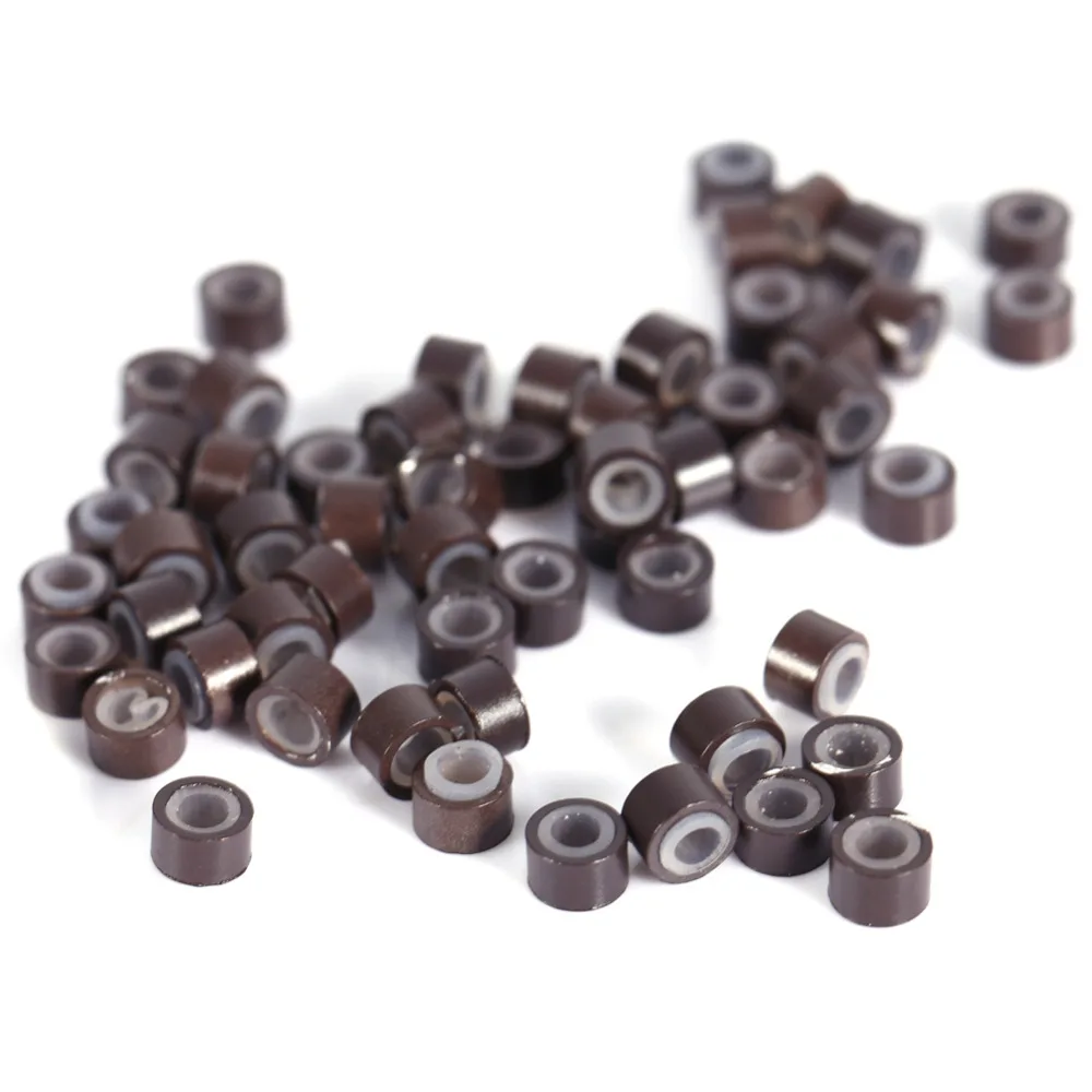 200/500 шт потребительских упаковок для микро силиконовые волос удлинительных