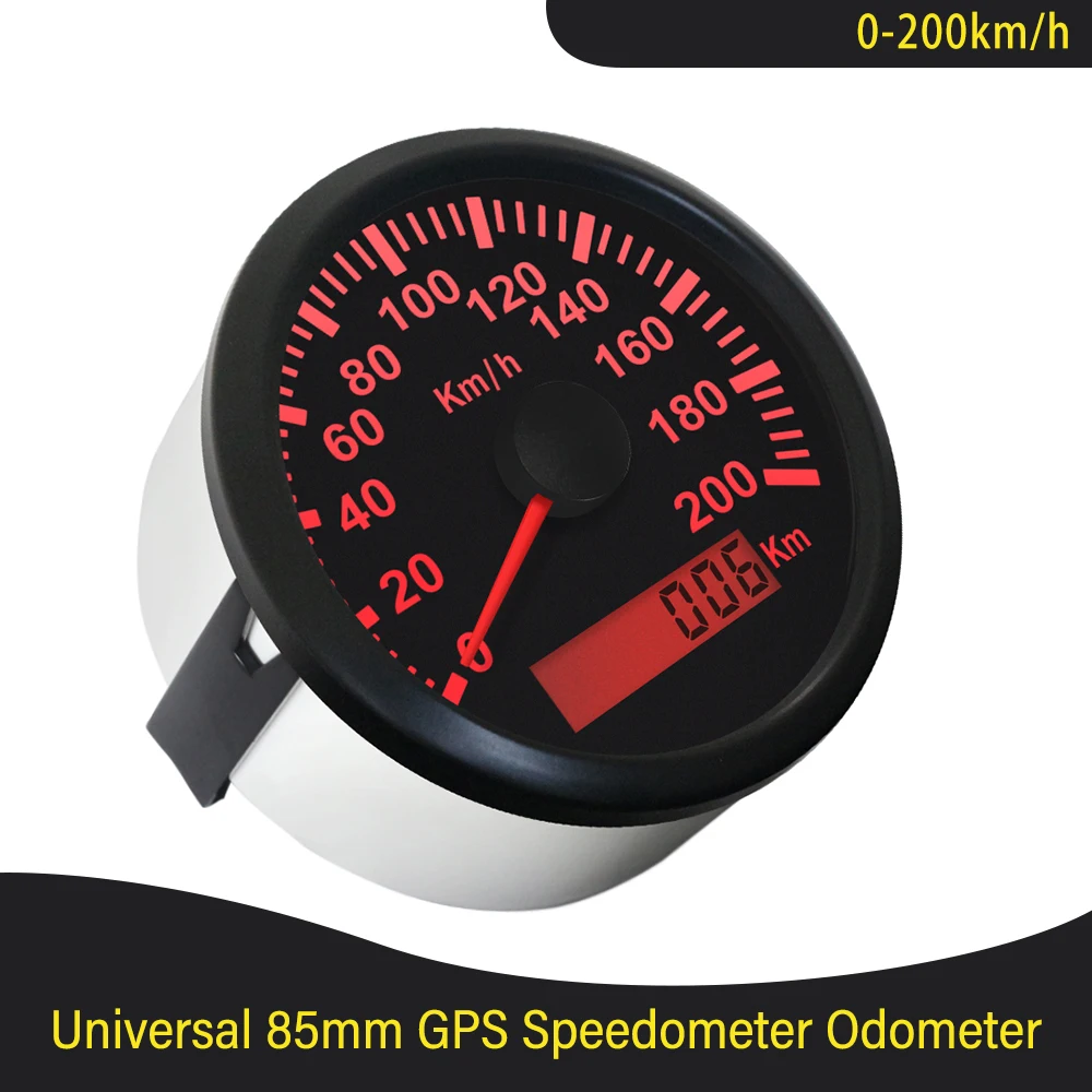 Универсальный одометр с GPS 85 мм 120 км/ч 200 12 В/24 В | Автомобили и мотоциклы