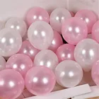 2050 шт 10 см со стразами розовый, серебряный и белый латексные шары Свадебные Юбилей ко Дню Святого Валентина День рождения Декор гелий Globals