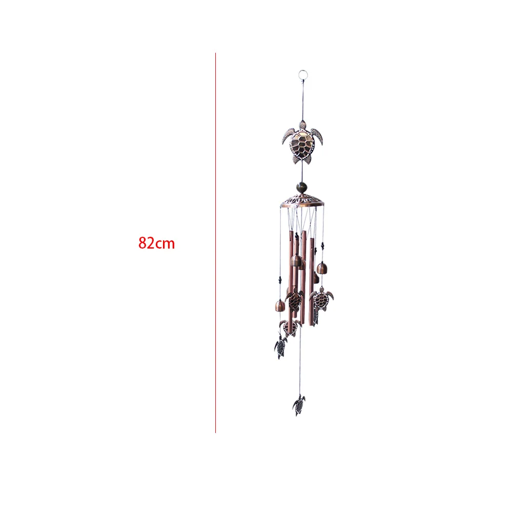 

Retro Butterfly Tortoise Metal Iron Hanging Wind Chime Bells Pendant Home Garden Copper Memorial Wind Chimes Outdoor Ornament