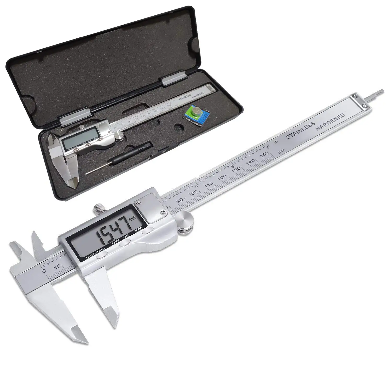 

Measuring Tool Stainless Steel Digital Caliper 6 "150mm Messschieber paquimetro measuring instrument Vernier Calipers