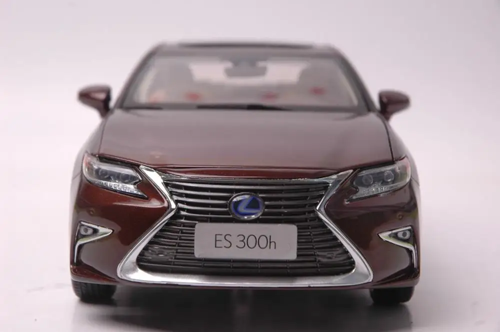 1:18 литье под давлением модель для Lexus ES 300h Янтарный седан Игрушечная машина из сплава миниатюрная коллекция подарок ES300h ES300 Toyota