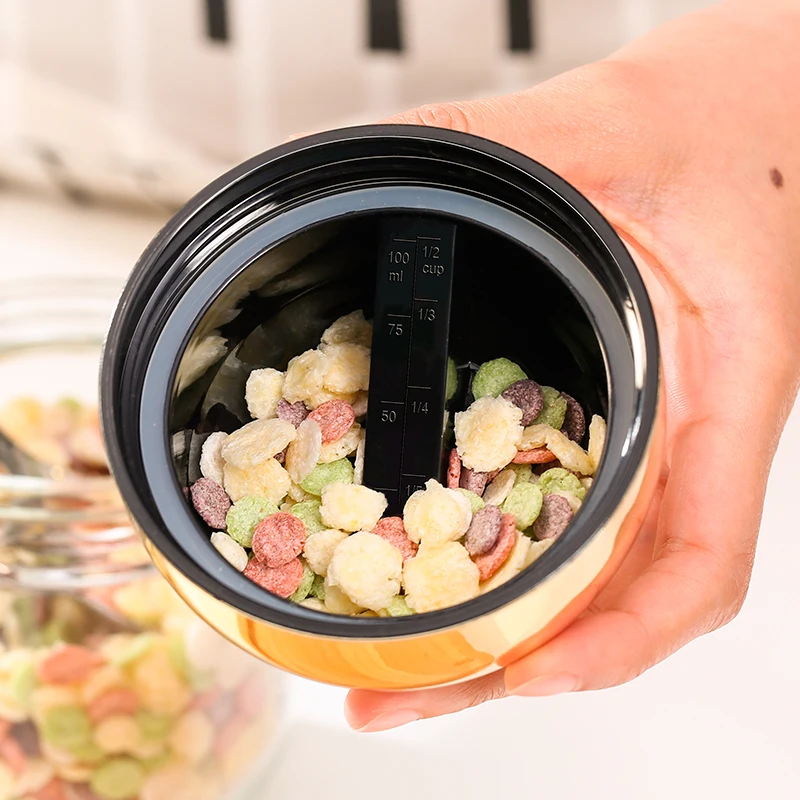 AMINNO Стеклянная банка для хранения конфет Маленькая 450мл Бутылка продуктов