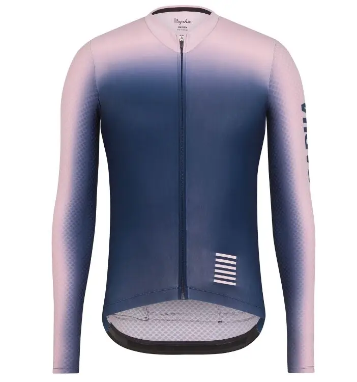Long sleeve Горячая Высокое качество RCC pro team длинный рукав Велоспорт Джерси термобелье гонки FIT рубашка для езды на велосипеде тонкая ткань - Цвет: Long sleeve