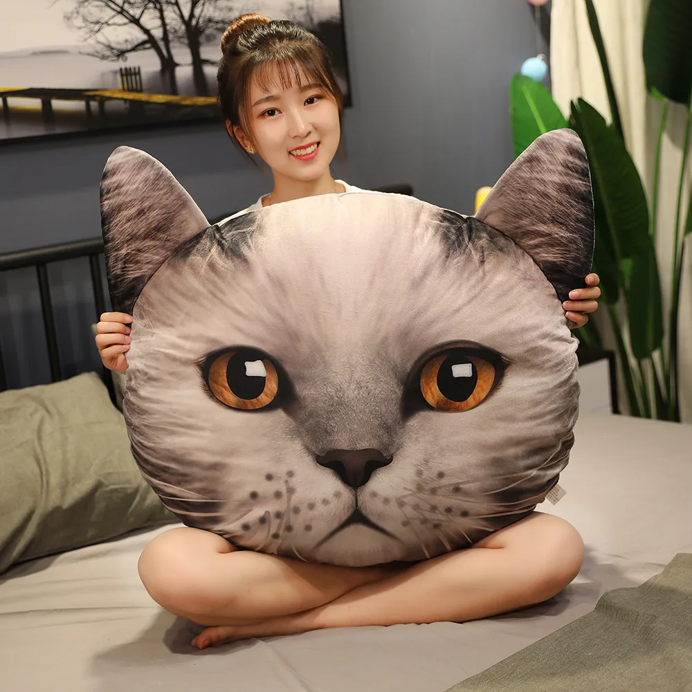 Горячие милые новые стили 40/50/65 см 3D подушка для кошки плюшевые игрушки кошек