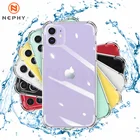 Противоударный силиконовый мягкий прозрачный чехол для iPhone 11 Pro X XR XS Max 5 6 5S 6S 7 8 Plus 11Pro мобильный телефон, чехол, задний бампер