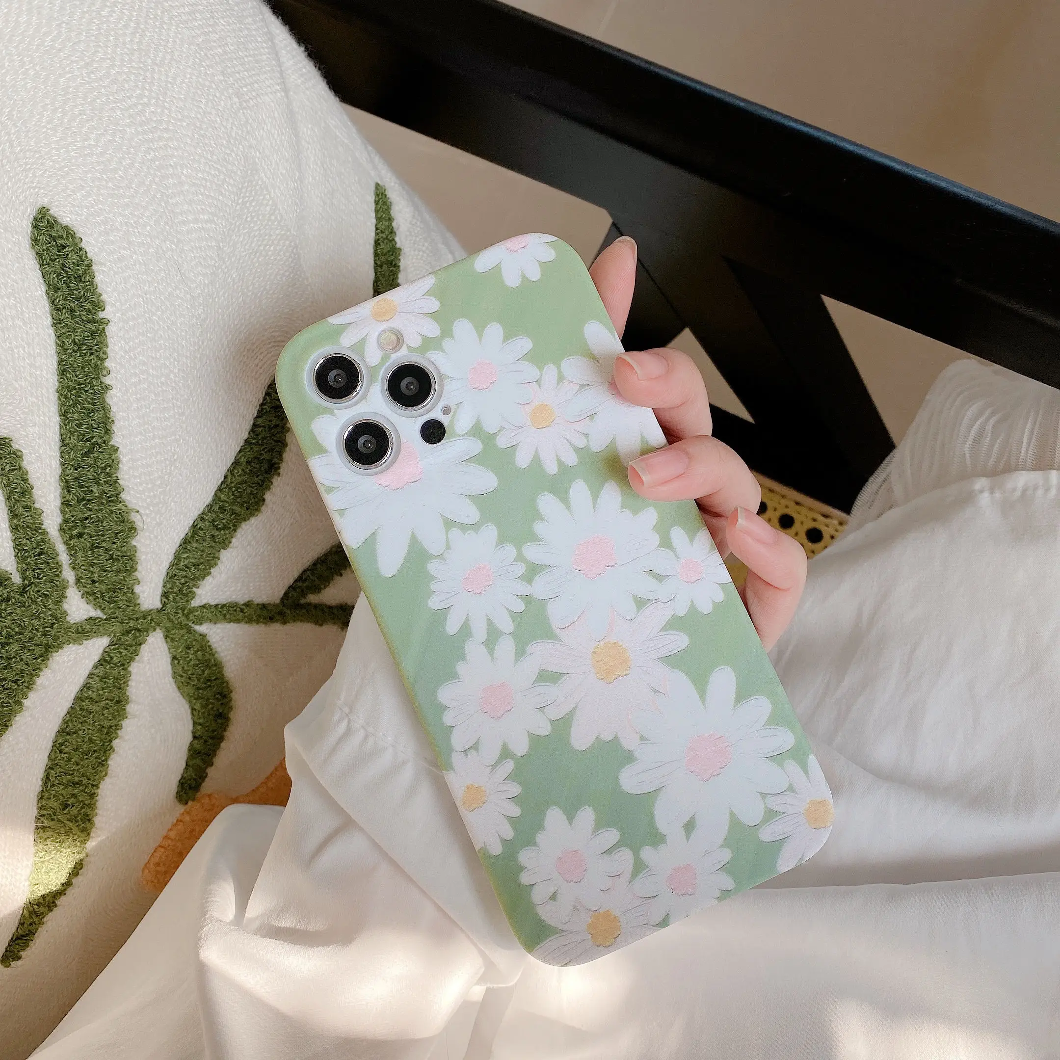 

Oil Painting Case for iphone 12 Pro Max Cases 11 shell Case Floral Phone Cover On iphone XR XS Max X 7 8 Back Cover