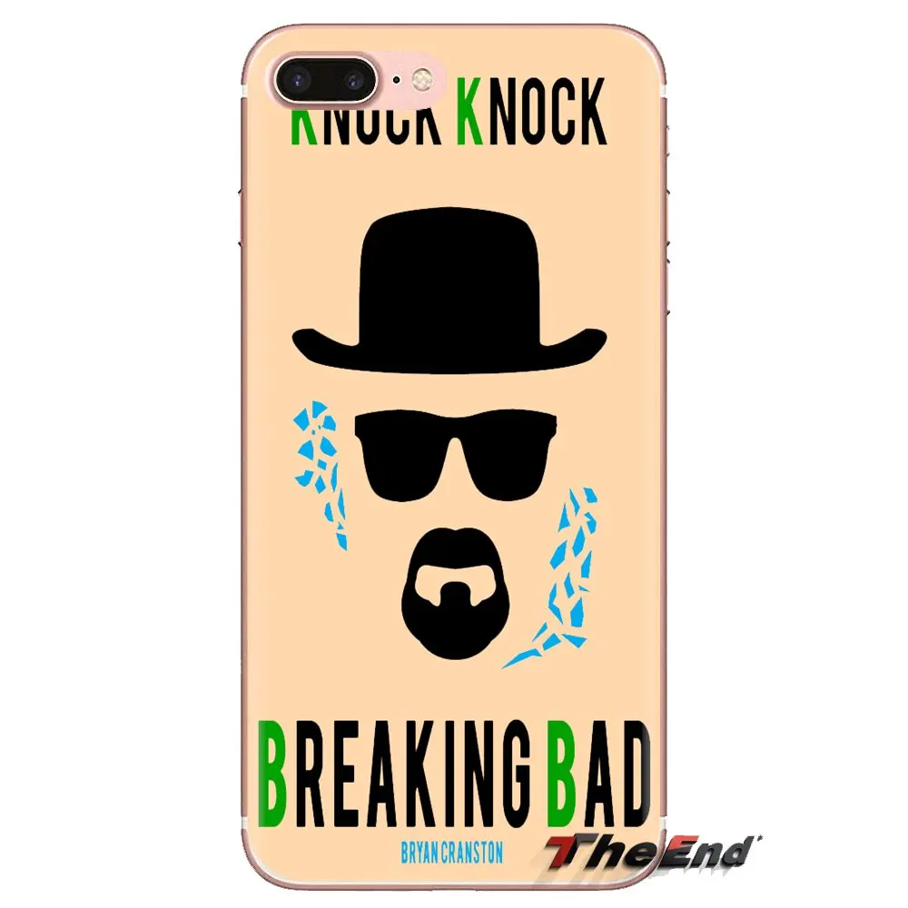 Прозрачный мягкий чехол плакат с принтом во все тяжкие для samsung Galaxy S2 S3 S4 S5 мини S6 S7