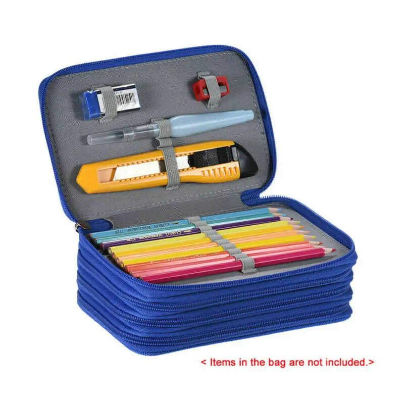 Большой Вместительный 4 слойный 72 чехол карандаш органайзер для ручки