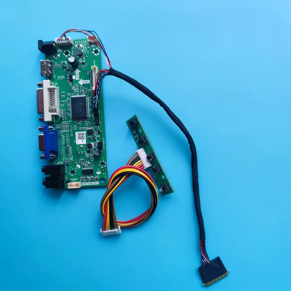 

Комплект аудио контроллера для B173RW01 1600X900, 40-контактная панель управления, 4,0-дюймовый экран, совместимый с HDMI светодиодный ЖК-дисплей M.NT68676 ...