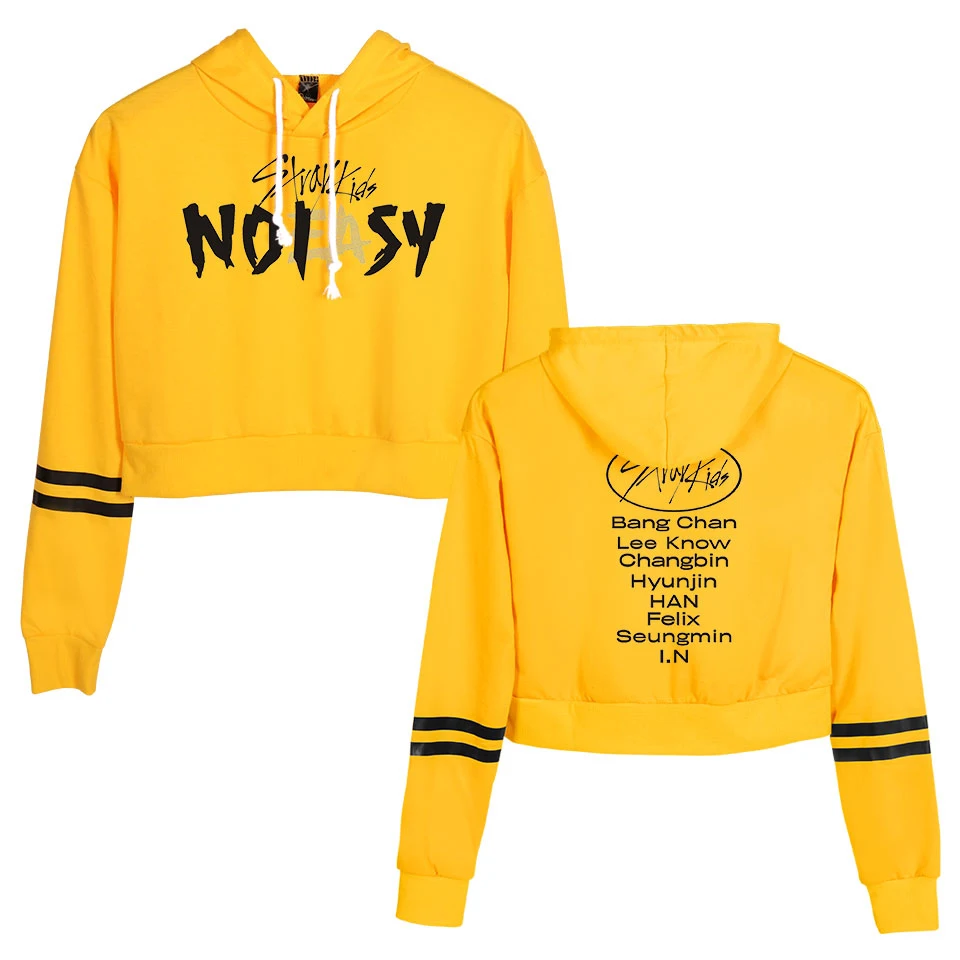 Укороченный топ для детей Stray Noeasy SKZ женские толстовки с высокой талией