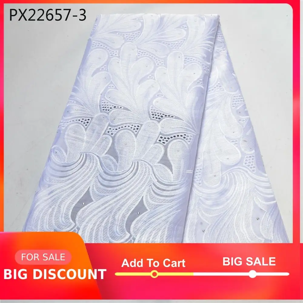 Высококачественные белые нигерийские кружевные ткани из Гуанчжоу африканские