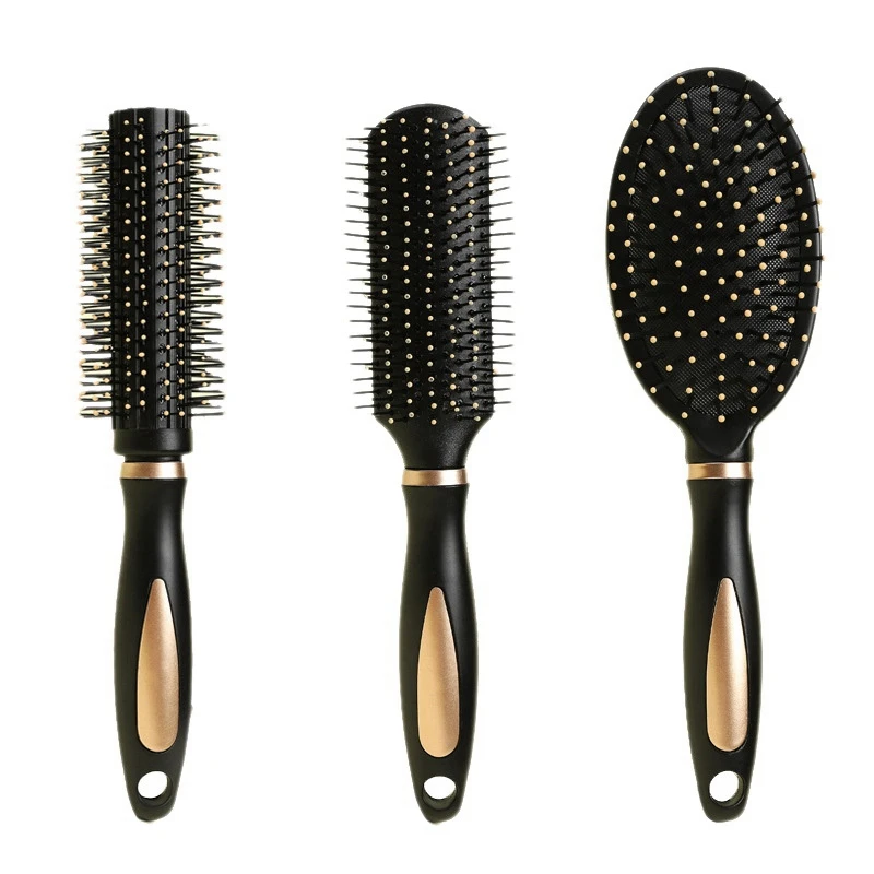 

3 вида стилей щетки для волос Для женщин даже если вымокли или сухих волос подушка безопасности Расческа нейлон Для женщин вьющиеся облегча...