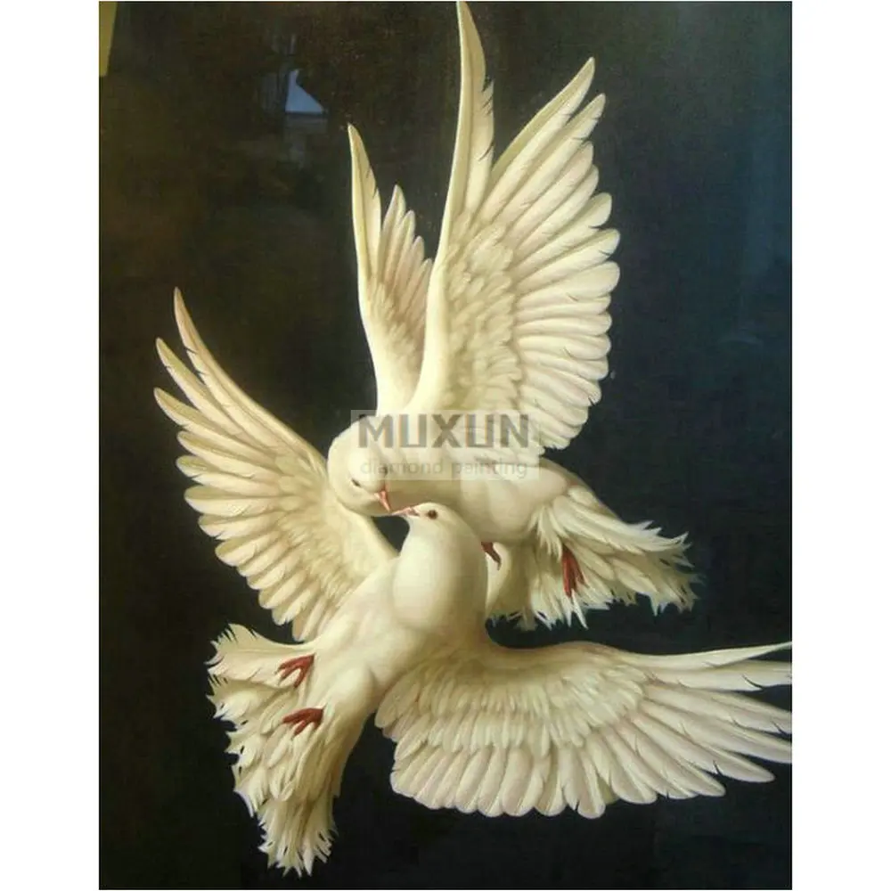 Алмазная живопись сделай сам наборы для вышивки крестиком картины голубей 5D квадратные стразы алмазная