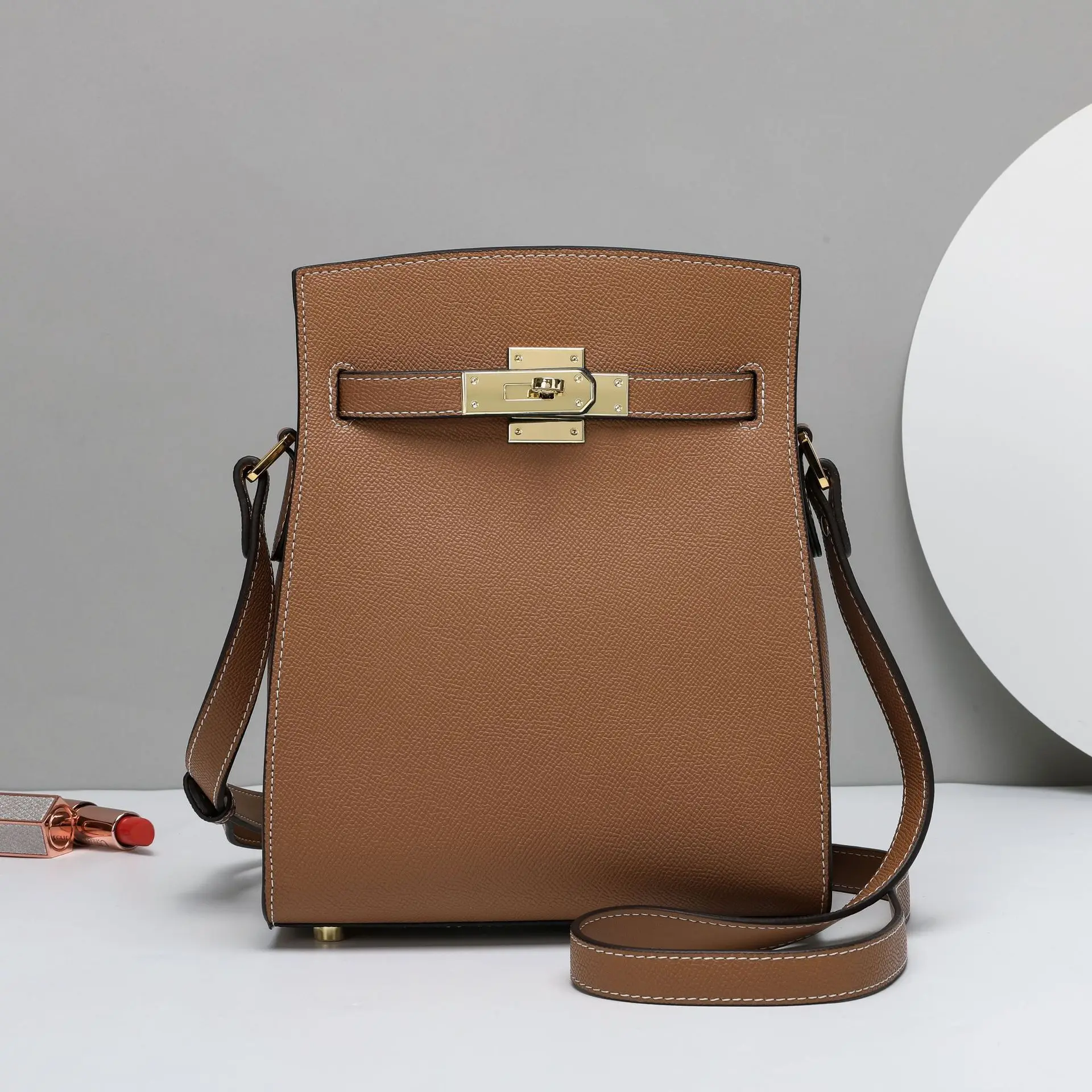 

Office Cow Split Leather Bags Women Famous Brand Casual Shoulder Crossbody Bags Female Solid Color Vintage Black Sling Bag