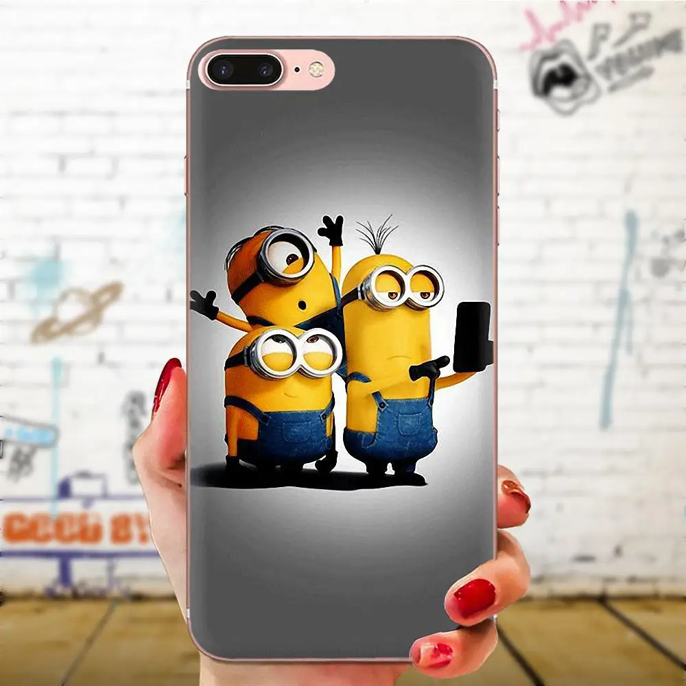 Мягкий чехол с принтом для телефона новый миньонами Galaxy Grand A3 A5 A7 A8 A9 A9S On5 On7 Plus Pro Star