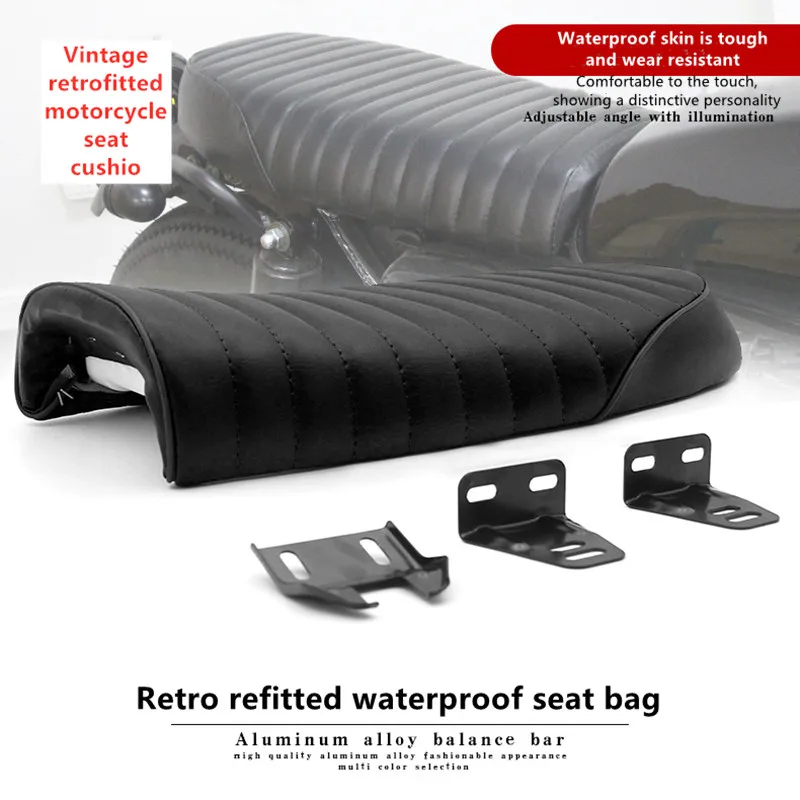 Сиденье мотоциклетное модифицированное в стиле ретро для Honda CG125 сиденье кафе