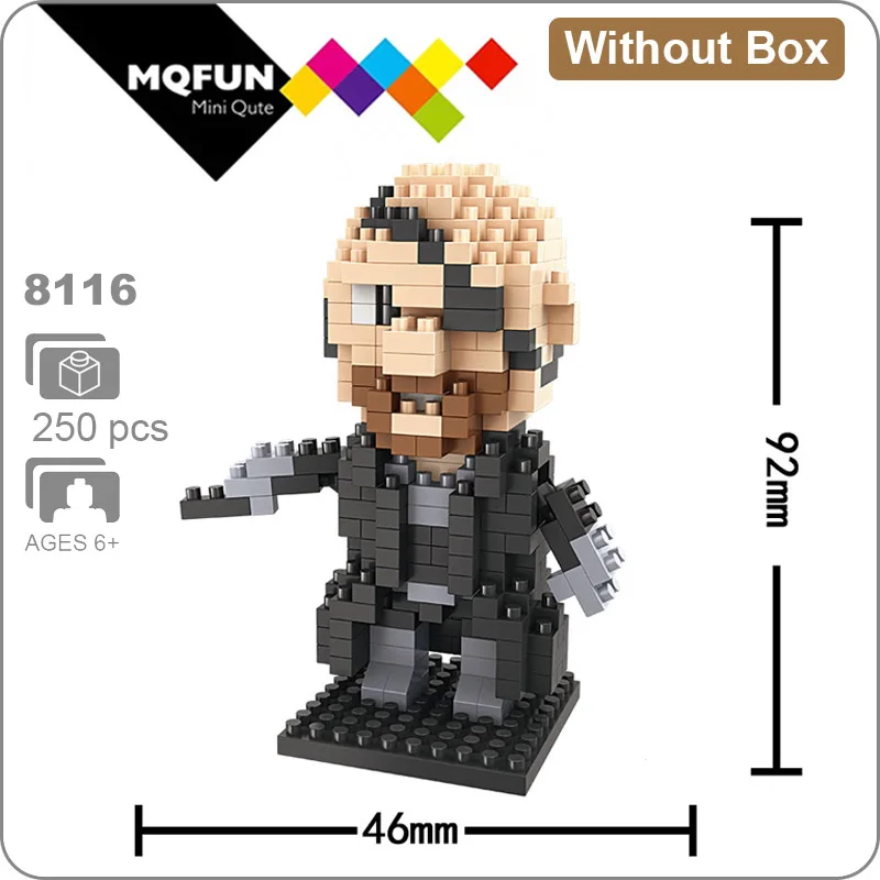 8116 Without Box Hsanhe Марвел Мститель супер герой Железный человек Человек-паук Фигурки обучающая игрушка DIY сборка модель Строительные кирпичи - Цвет: 8116 Without Box