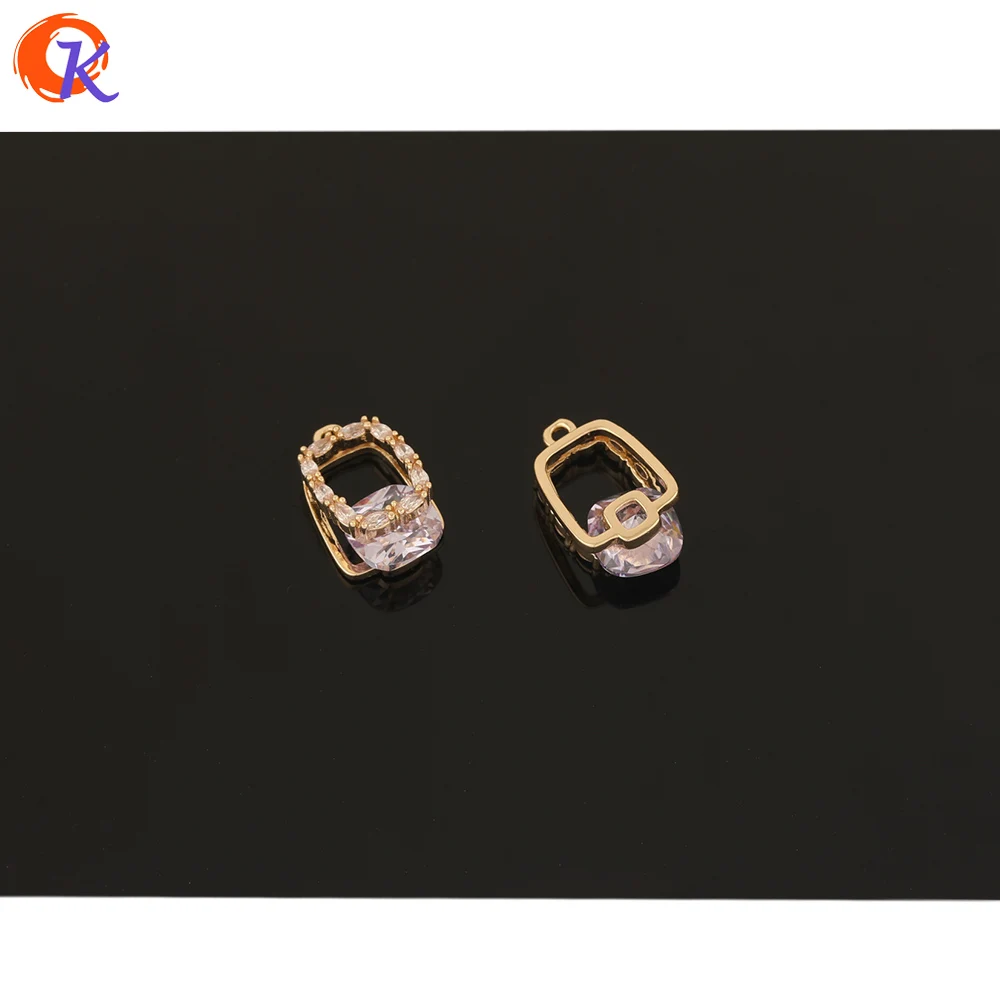 

Cordial Design 30Pcs 10*17MM Jewelry Accessories/CZ Charms/Hand Made/DIY Making/Drop Shape/Pendant For Necklace/Earring Findings