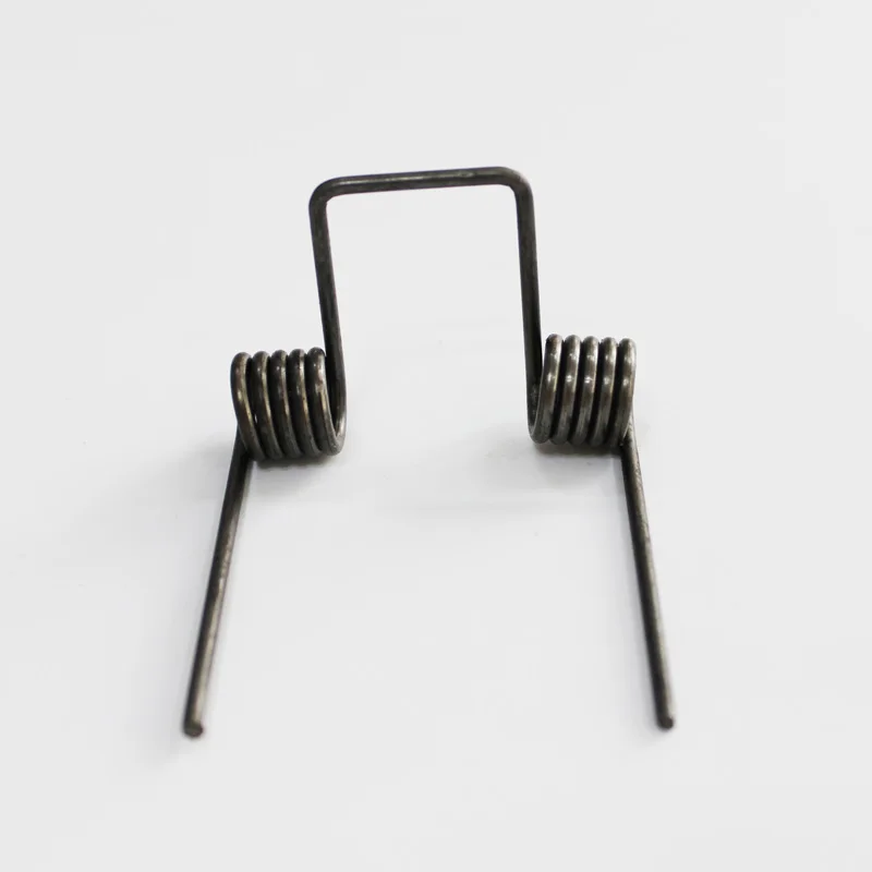 Двойная скручивающаяся пружина диаметр проволоки 2 5 мм. 15 мм длина ноги 65