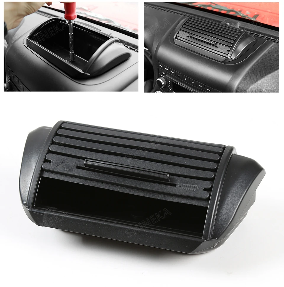 SHINEKA укладка для Jeep Wrangler JK 2011- ABS автомобильный ящик для хранения комплект для органайзера аксессуары для Jeep Wrangler JK