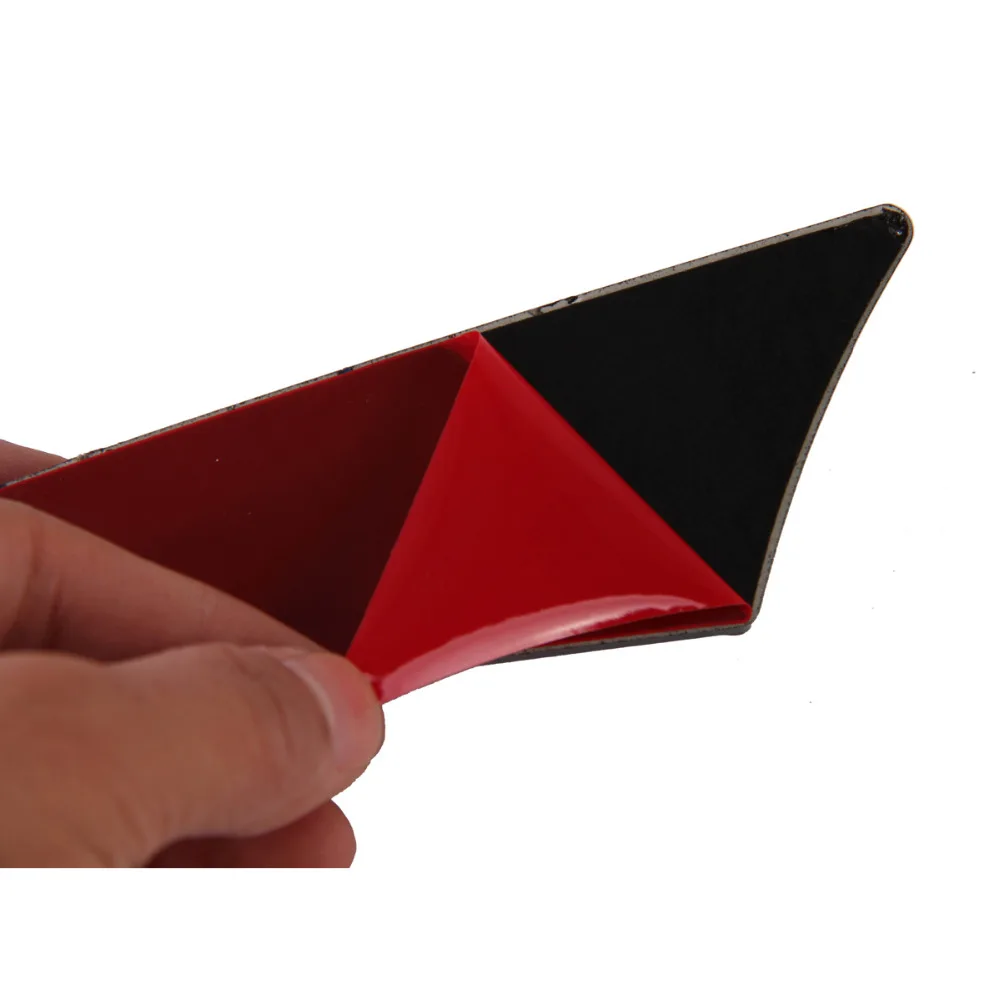 

2pcs Universal Car Decorative Outlet Air Flow Vent Sticker Plastic Air Flow Fender Vent Decor Air Outlet Decoration Accessories