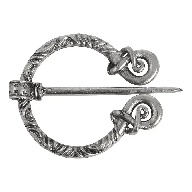 DoreenBeads Vintage Style Viking Brooch Round Antique Pewter Pirate Alloy Badge Pin 1 Piece | Украшения и аксессуары