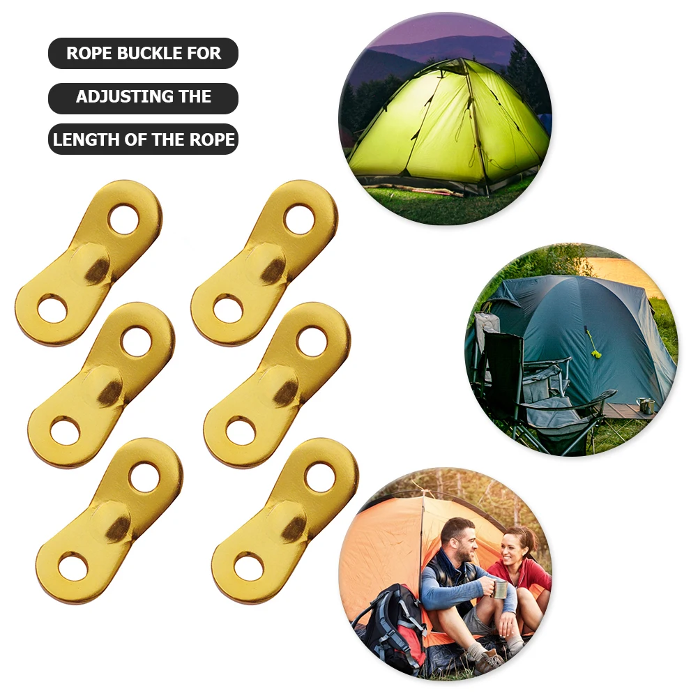 

Tent Wind Rope Buckle Camping Cord Outdoor Double Hole Hanger Buckles Fixing Tool Paracord Camping Hiking Tightening Hook