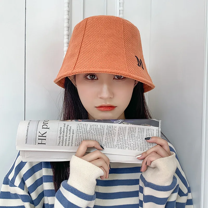 Вязаная шляпа от солнца повседневная Летняя женская шапка головной убор для