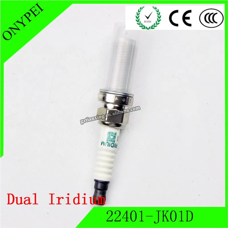 4 шт. 22401-JK01D FXE24HR11 двойной иридиевая Свеча зажигания для Nissan 370Z Infiniti Q70 QX50 3,7 FXE24HR-11 3457 22401 JK01D 22401JK01D