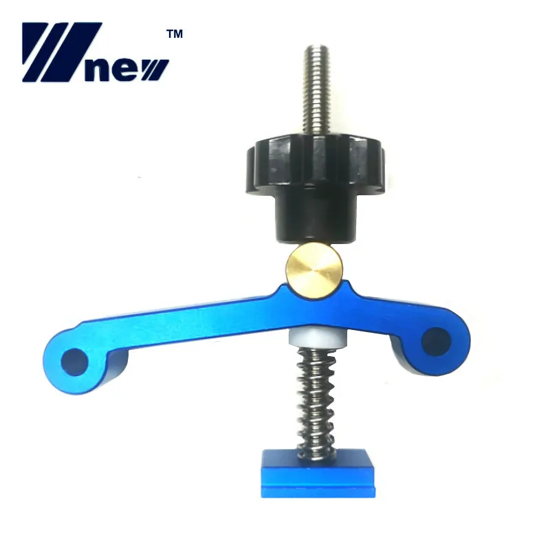 

Woodworking T Slot Block Clamp Carpentry Pressboard Clamp Kit Multi-Purpose T Track Clamp Positioning Limiter Miter Clip Device