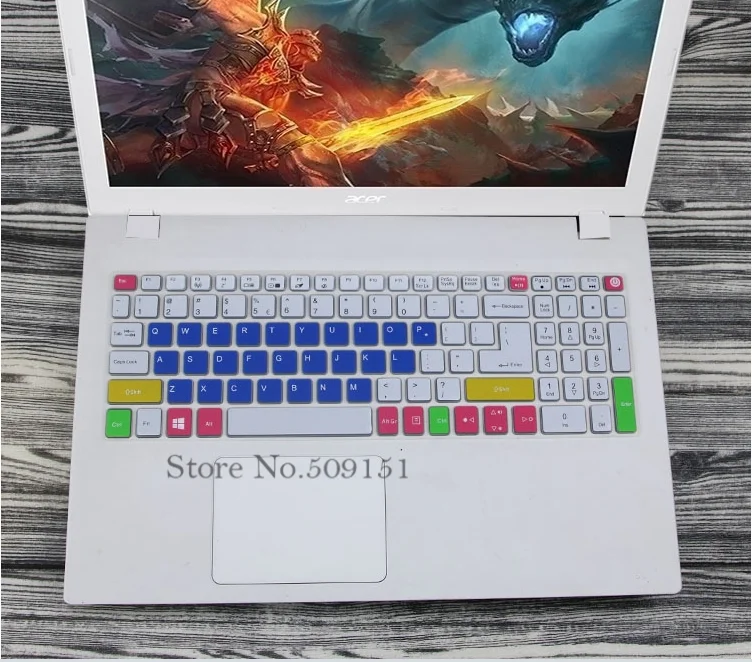 15 дюймов клавиатуры силиконовая клавиатура защитная крышка для acer Aspire e15 e 15 E5-573g 532 522 V3-574 F5-572 TMP257 E5-573 E5 573 г - Цвет: Candyblue
