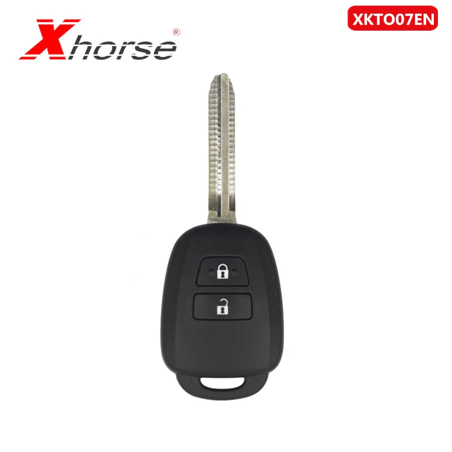 Xhorse XKTO07EN проводной универсальный дистанционный ключ для Toyota стиль плоский 2