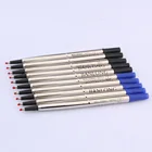 Чернила для шариковой ручки, 5 шт., черные или синие 0,5 мм, швейцарская Канцелярия: ручка с подписью, Канцтовары для школы и офиса