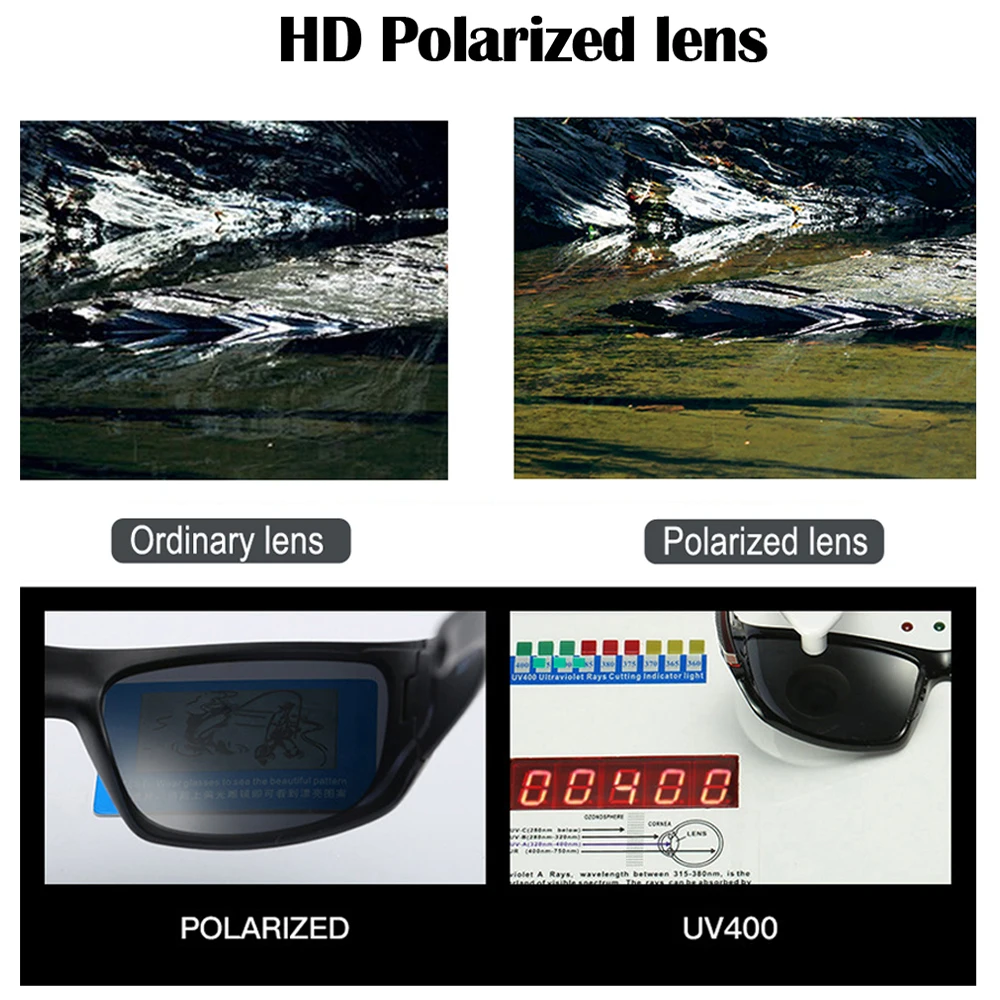 Солнцезащитные очки для мужчин и женщин поляризационные спортивные ночного