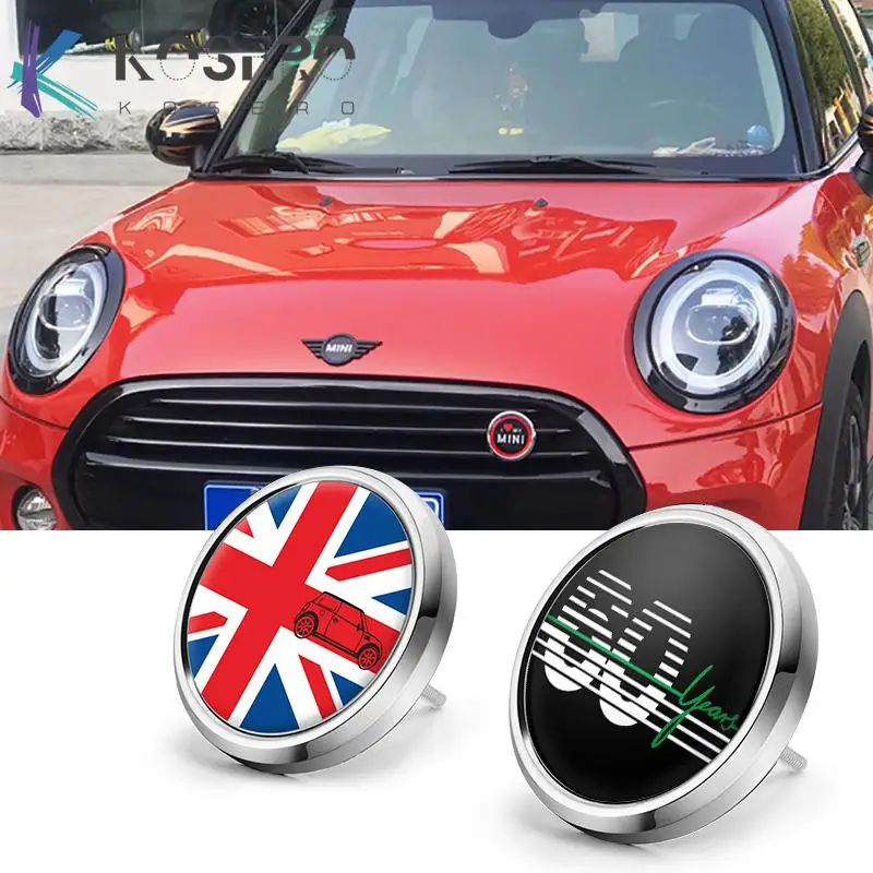 

Автомобильный передний бампер решетка металлический логотип 3D значок наклейка для BMW MINI COOPER S JCW F54 F55 F56 F60 R55 R56 R60 внешние аксессуары