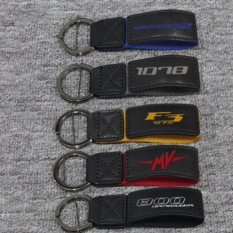 

3D Key Holder Chain Collection Keychain For MV Agusta Dragster BRUTALE 1078 800 1090RR 910 989 F4/R 750 1000 F3 675