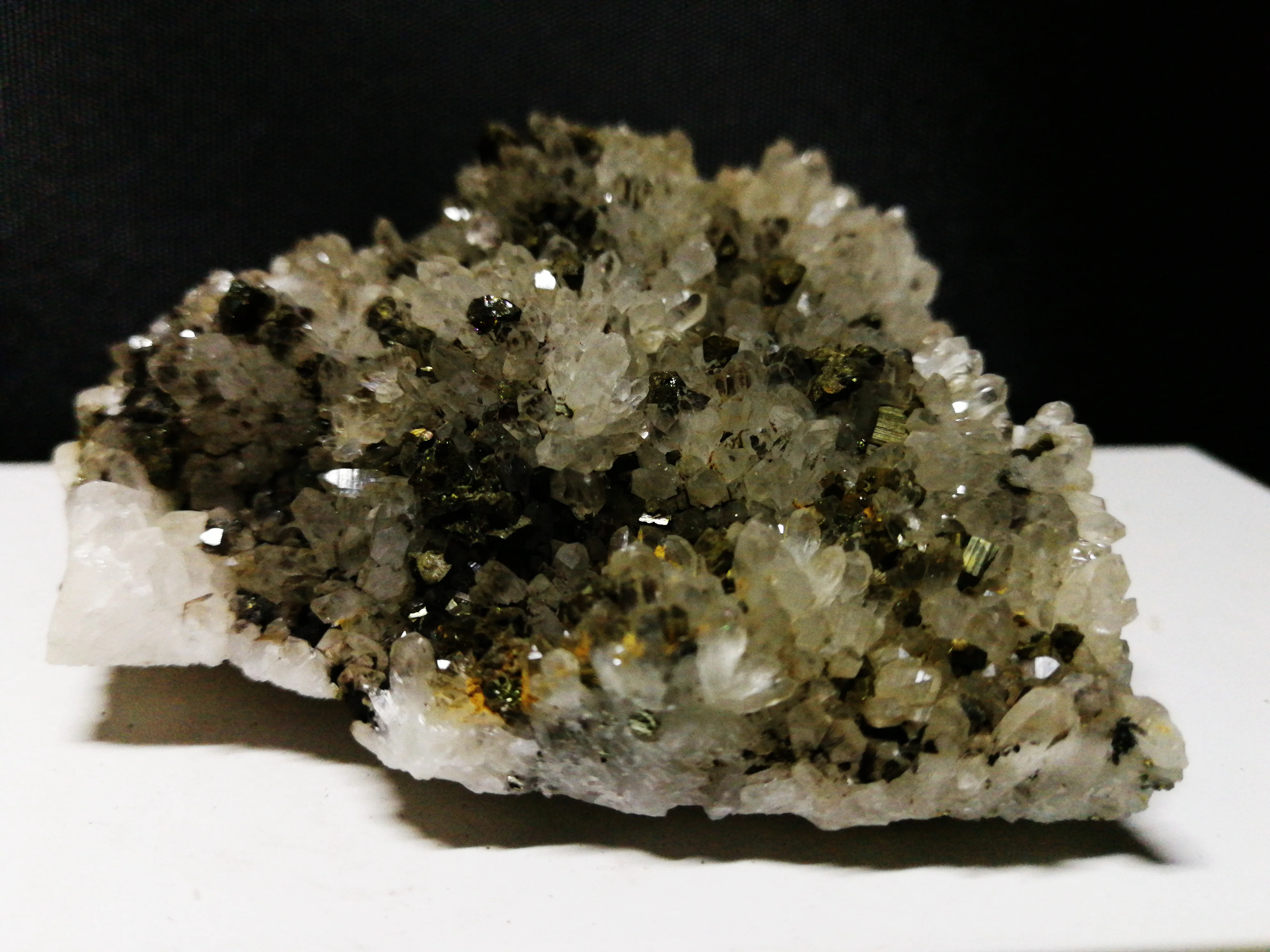 Минеральный Образец кварца gPyrite 240 8 натуральный кластер белого кристалла | Дом и