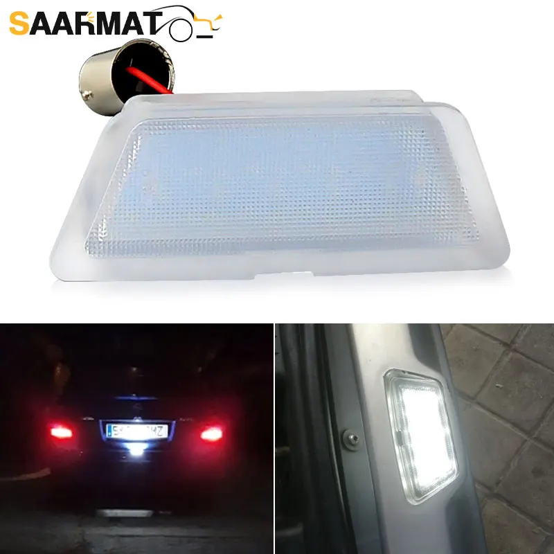 

1Pcs White No Error Canbus LED License Number Lamps Plate Lights for Opel Astra G 1998-2004 Hatch Saloon