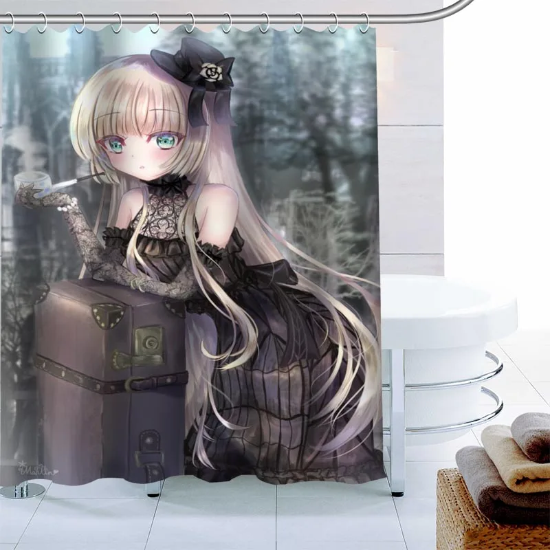 

Водонепроницаемая занавеска для душа из полиэстера, 0918 х180 см