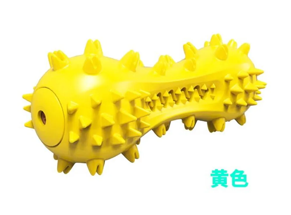 Juguete masticable para cachorros de goma Natural para perro, juguetes que aman juguete con quirrido, interactivo, resistente a las mordeduras, Juguetes para perros de limpieza para perros, N08-3